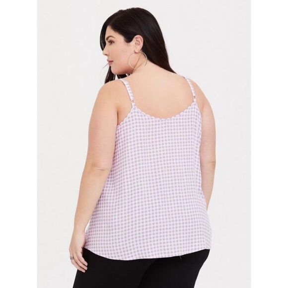 Torrid Sophie Textured Woven Bow Front Swing Cami - Picture 2 of 9